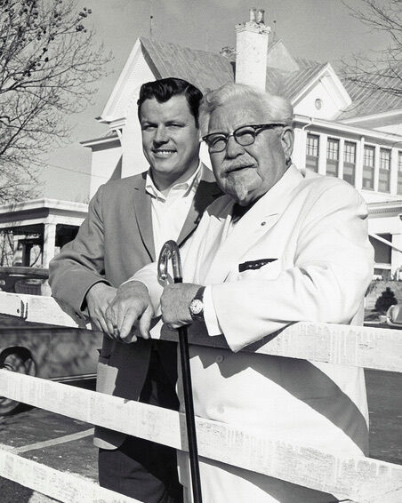 Colonel Sanders and John Y. Brown, Jr.